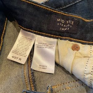 Lucky Brand Mid-Rise, straight, “Sweet”